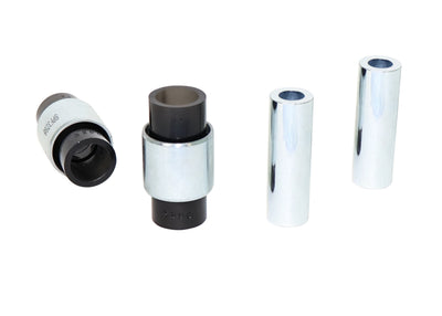 Control arm - lower inner bushing 2 Shell Bushings 2 Tubes Grease