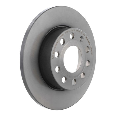 Brembo 2008 Audi A3/2010 VW Golf/05-10 Jetta/06-09 Rabbit Rear Premium UV Coated OE Equivalent Rotor