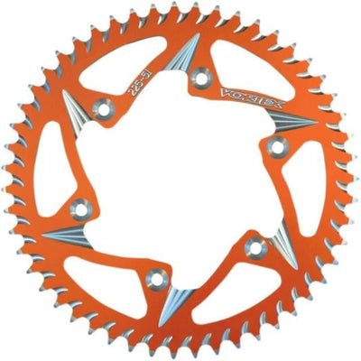 Vortex Racing Aluminum Rear Sprocket 520 43 Tooth- Orange