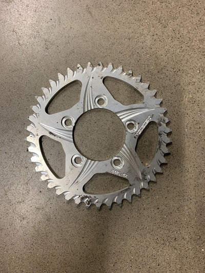 Vortex Racing Aluminum Rear Sprocket 525 42 Tooth- Silver