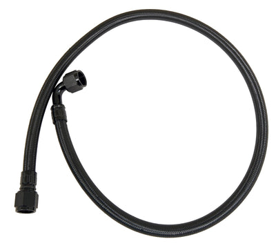 Vibrant 36in PTFE Hose Assembly w/ 8AN Female Fittings (Straight/90 Deg)