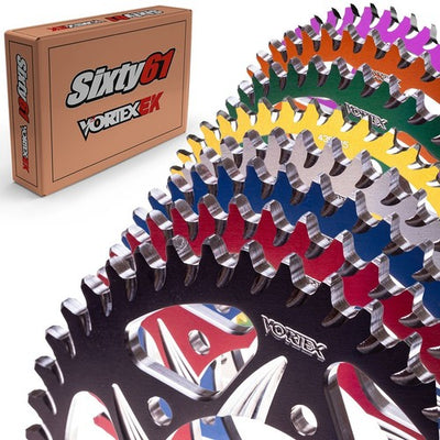 Vortex Racing Aluminum Rear Sprocket 520 45 Tooth- Black