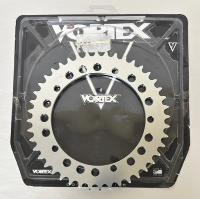Vortex Racing Aluminum Rear Sprocket 525 44 Tooth- Silver