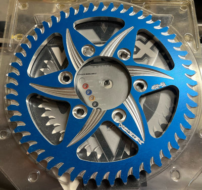 Vortex Racing Aluminum Rear Sprocket 530 51 Tooth- Silver