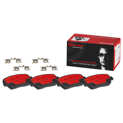 Brembo 07-08 Hyundai Entourage/18-20 Genesis G80 Premium NAO Ceramic OE Equivalent Pad - Rear