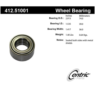 PREMIUM DOUBLE ROW WHEEL BEARING