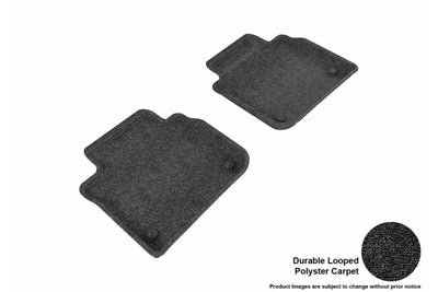 3D CLASSIC FLOOR MAT 2ND ROW BLACK