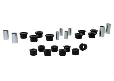 Control arm - upper and lower bushing 16 Bushings 8 Tubes Grease