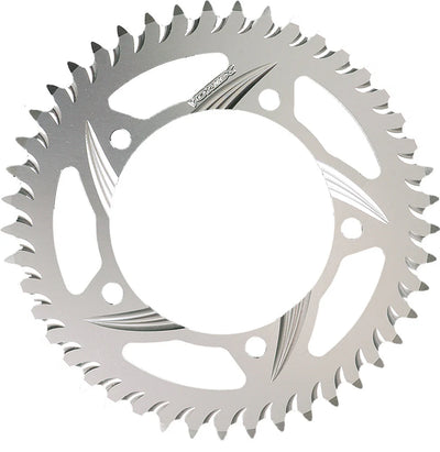 Vortex Racing Aluminum Rear Sprocket 520 46 Tooth- Silver