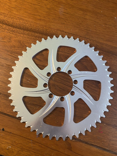 Vortex Racing Aluminum Rear Sprocket 520 51 Tooth- Silver