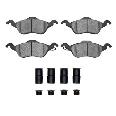 DFC 00-04 Ford Focus Front 5000 Advanced Semi Metallic Brake Pads and Hardware Kit