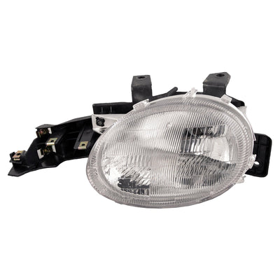 LH HEADLAMP ASSY COMPOSITE; W/O BULB; NEON 9599