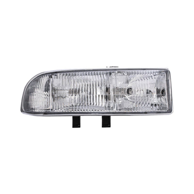 RH HEADLAMP ASSY COMPOSITE; W/BRIGHT BEZEL; S10 9804