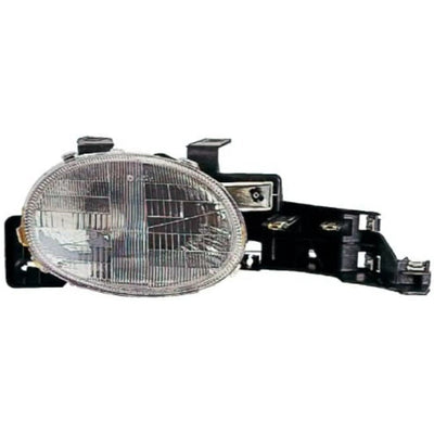 RH HEADLAMP ASSY COMPOSITE; W/O BULB; NEON 9599
