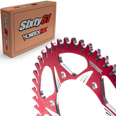 Vortex Racing Aluminum Rear Sprocket 428 51 Tooth- Black