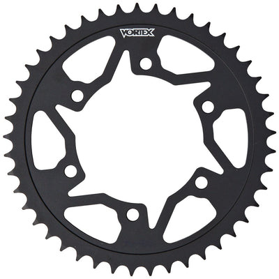 Vortex Racing Steel Rear Sprocket 525 43 Tooth- Black
