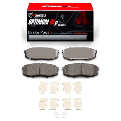 R1 2007-2022 Lexus LX570 Rear R1 Optimum OE Pads & Hardware Kit
