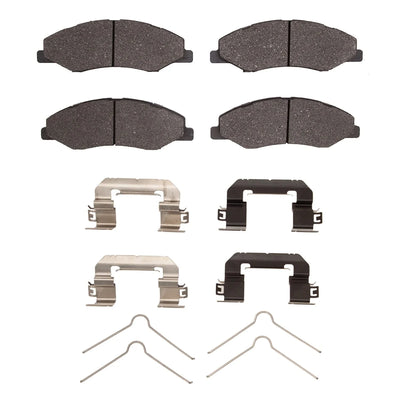 R1 18-26 Honda Odyssey Front Semi Met Brake Pads and Hardware Kit