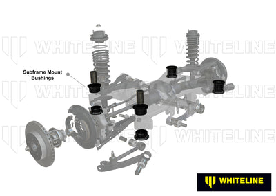 SUBFRAME MOUNT BUSHING POSITIVE TRACTION KIT LOCKS SUBFRAME TO BODY INSERTS ONLY