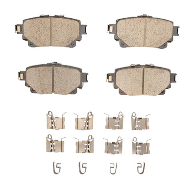 R1 2020-2025 Lexus NX250 Rear R1 Optimum OE Pads & Hardware Kit