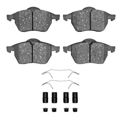 R1 96-99 Audi A4 Quattro Front Semi Met Pads & Hardware Kit