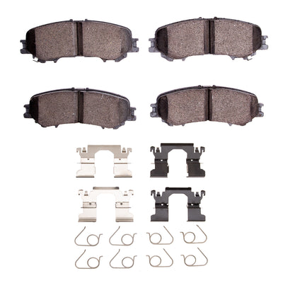 R1 17-24 Nissan Titan Rear Ceramic Pads & Hardware Kit