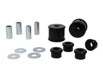 Control arm - lower bushing 6 Bushings 4 Tubes 4 Washers Grease