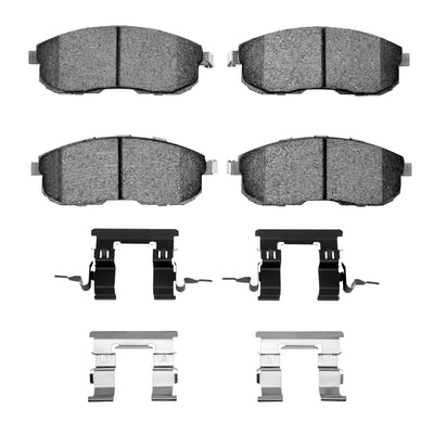 R1 03-12 Nissan 350Z Front Semi Met Brake Pads and Hardware Kit