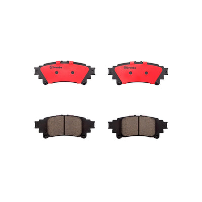 Brembo 14-15 Lexus IS250/IS350/12-17 Toyota Prius V Rear Premium NAO Ceramic OE Equivalent Pad