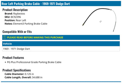 BRAKE CABLE
