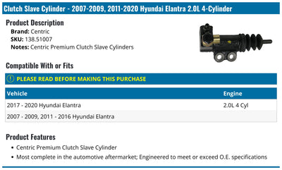 PREMIUM CLUTCH SLAVE CYLINDER