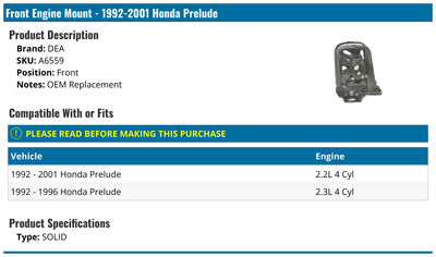 DEA PRODUCTS auto part