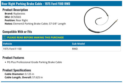 BRAKE CABLE