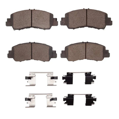 R1 18-25 Mitsubishi Eclipse Cross Front Semi Met Brake Pads and Hardware Kit