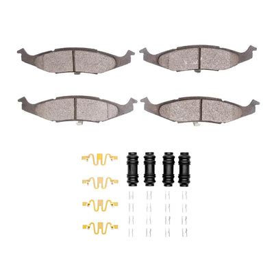 R1 95-96 Dodge Neon (USA/Canada) Front Semi Met Pads & Hardware Kit