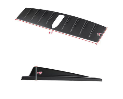 SEDAN- ROOF SPOILER- ABS MATTE BLACK