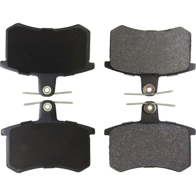 Centric Posi-Quiet Semi-Metallic Brake Pads w/Hardware - Rear
