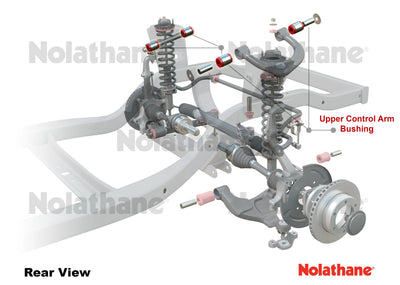Control arm - lower inner bushing 2 Shell Bushings 2 Tubes Grease
