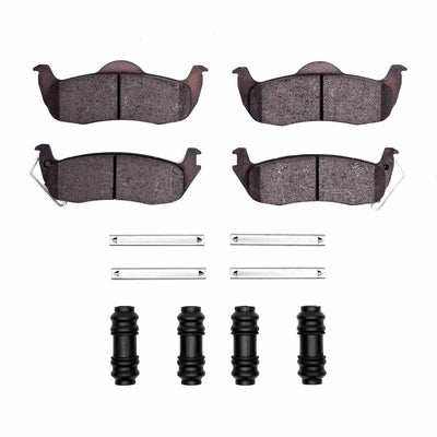 R1 2005-2010 Jeep Commander Rear R1 Ceramic Pads & Hardware Kit