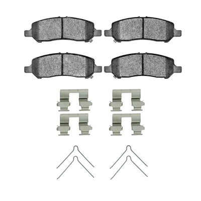 R1 13-16 Dodge Dart Rear Semi Met Brake Pads and Hardware Kit