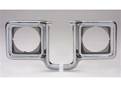 RH HEADLAMP DOOR CHR/ARG W/ SINGLE ROUND HEADLAMP CHEVY/ P/U/BLAZER/JIMMY/SUBURB AN 7378