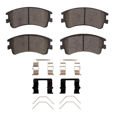 R1 03-05 Mazda 6 Front Semi Met Brake Pads and Hardware Kit