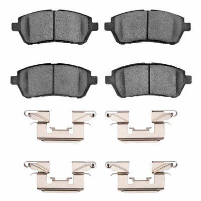 R1 11-19 Ford Fiesta (Usa/Canada) Front Semi Met Brake Pads and Hardware Kit