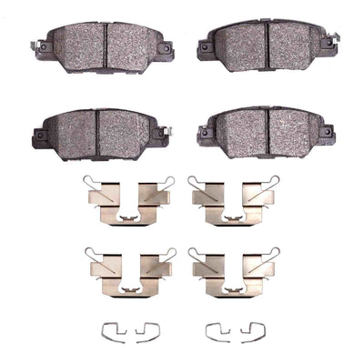 R1 16-25 Mazda Cx-5 Rear Semi Met Brake Pads and Hardware Kit