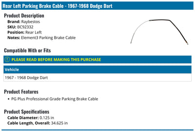 BRAKE CABLE