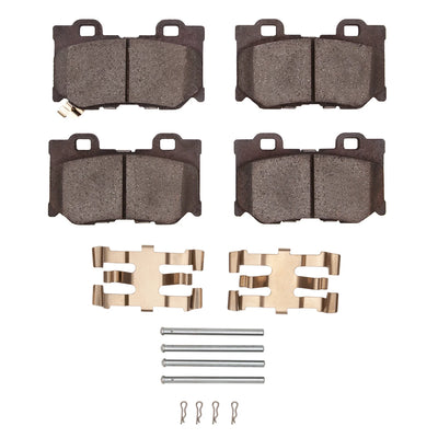 R1 08-25 Infiniti G37 Rear Semi Met Pads & Hardware Kit