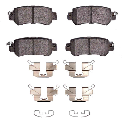 R1 13-18 Mazda Cx-5 Rear Semi Met Brake Pads and Hardware Kit