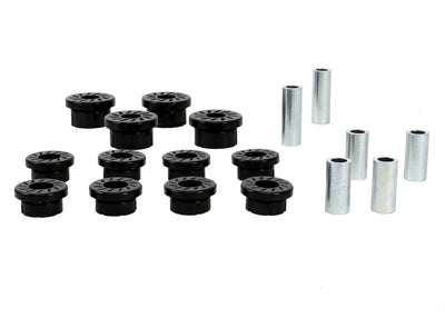 Control arm - upper and lower bushing 12 Bushings 6 Tubes Grease