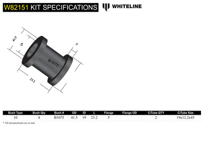 FRONT STRUT ROD TO CHASSIS BUSHING 8890 HONDA