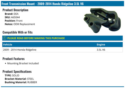 DEA PRODUCTS auto part